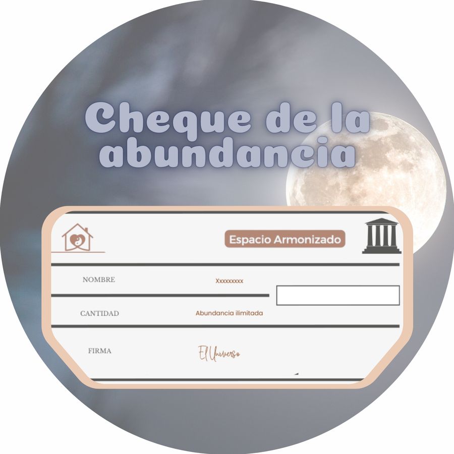 cheque de la abundancia